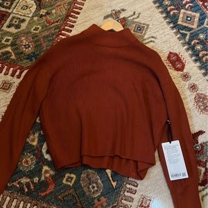 Merino Wool Blend Ribbed Lululemon Sweater